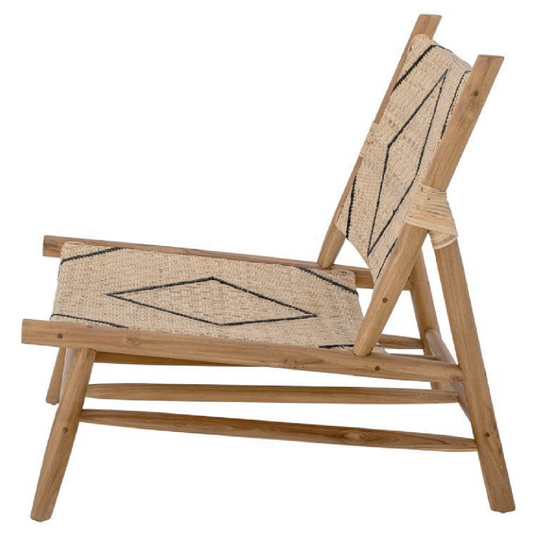 Lennox Lounge Chair, Nature, Teak