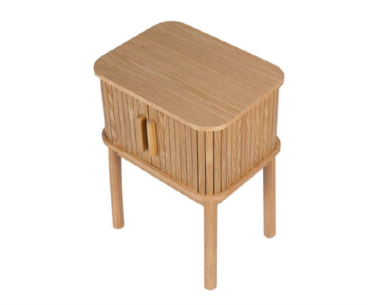 Nordic Ash Wood Bedside Table