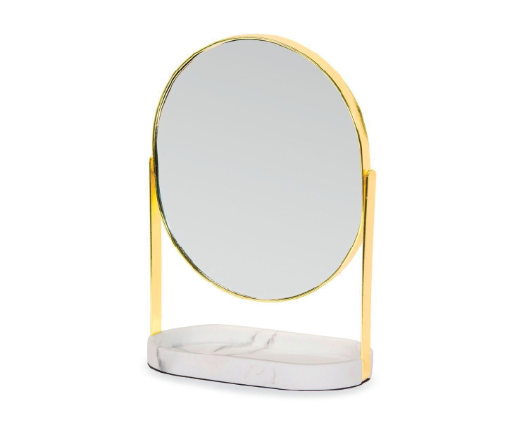 Classic Marble Gold Jewelry Mirror