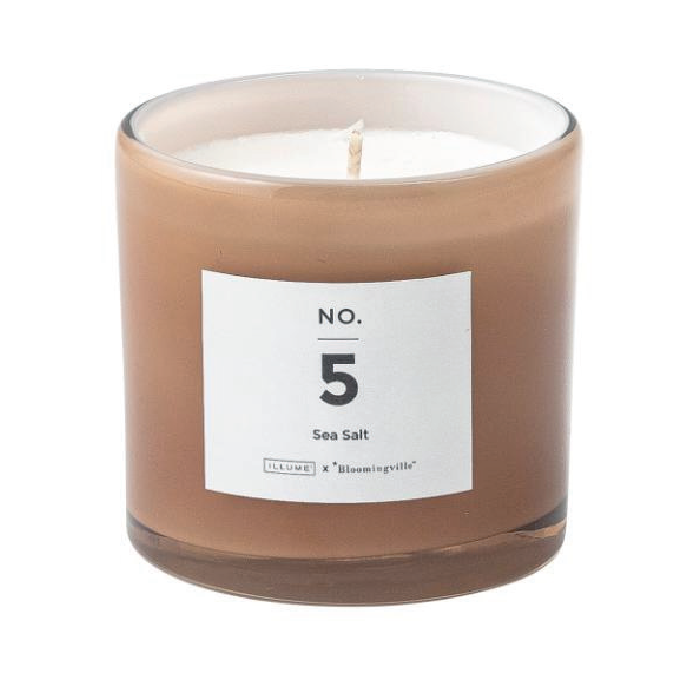 NO.5-Sea Salt Scent Candle, Brown, Wax 200 G. - 50 Hour