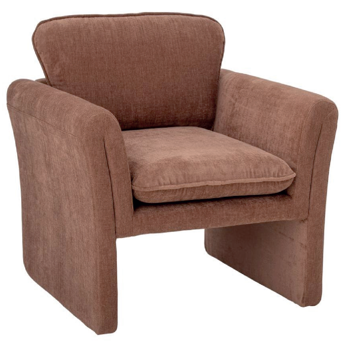 Paseo Lounge Chair, Brown, Polyester