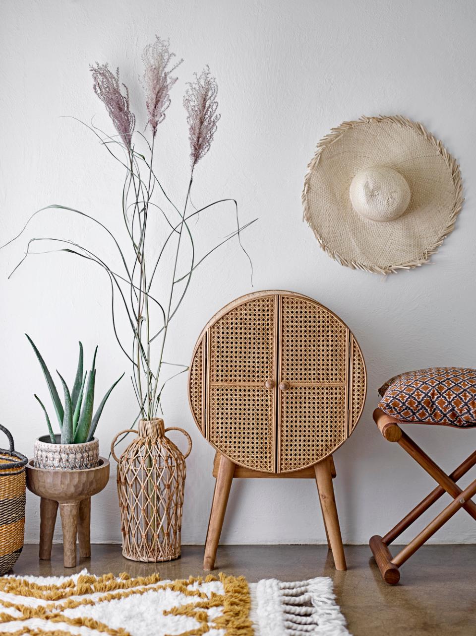 Otto Cabinet, Nature, Rattan